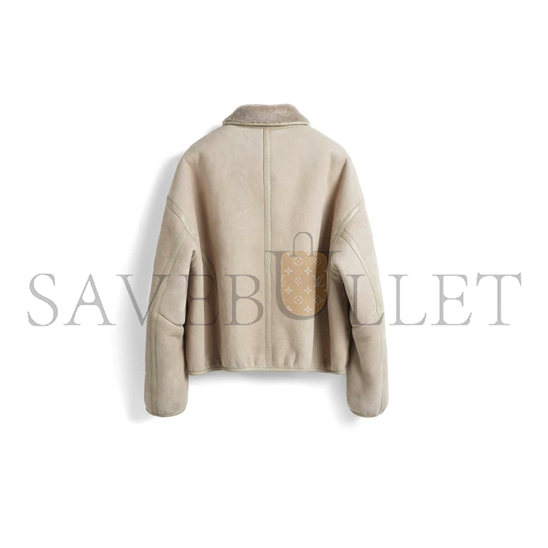 Ce1i*e suede shearling coat